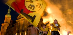 BVB Fans celebrate boisterous party